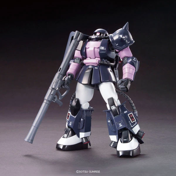 BANDAI FIGURE MS-06R-1A Zaku II Black Tristars Mobile Suit Gundam HG 1/144 Model Kit 3 BANDAI FIGURE MS-06R-1A Zaku II Black Tristars Mobile Suit Gundam HG 1/144 Model Kit