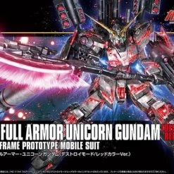 BANDAI FIGURE Full Armor Unicorn Gundam Destroy Mode Red Color Ver Mobile Suit Gundam HGUC 1/144 Model Kit -Model Kits Sales 4573102604033 model kit full armor unicorn gundam destroy mode red color ver mobile suit gundam hguc altd