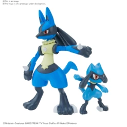 BANDAI FIGURE Riolu & Lucario Pokemon Model Kit