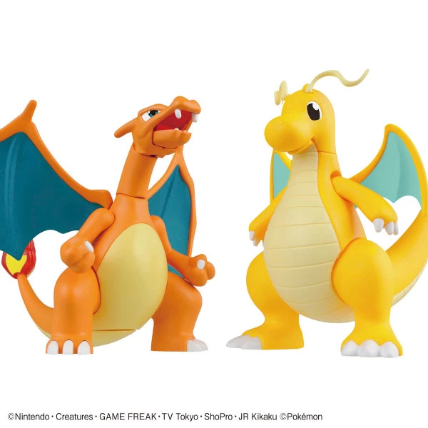 BANDAI FIGURE Charizard & Dragonite Pokemon Model Kit 3 BANDAI FIGURE Charizard & Dragonite Pokemon Model Kit
