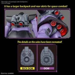 BANDAI FIGURE Rick Dom Mobile Suit Gundam 1/100 MG Model Kit -Model Kits Sales 4573102621726 modelkit rick dom mobile suit gundam mg altc