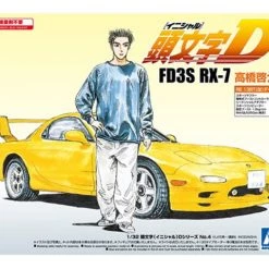 AOSHIMA FD3S RX-7 Takahashi Keisuke Initial D 1/32 Model Kit